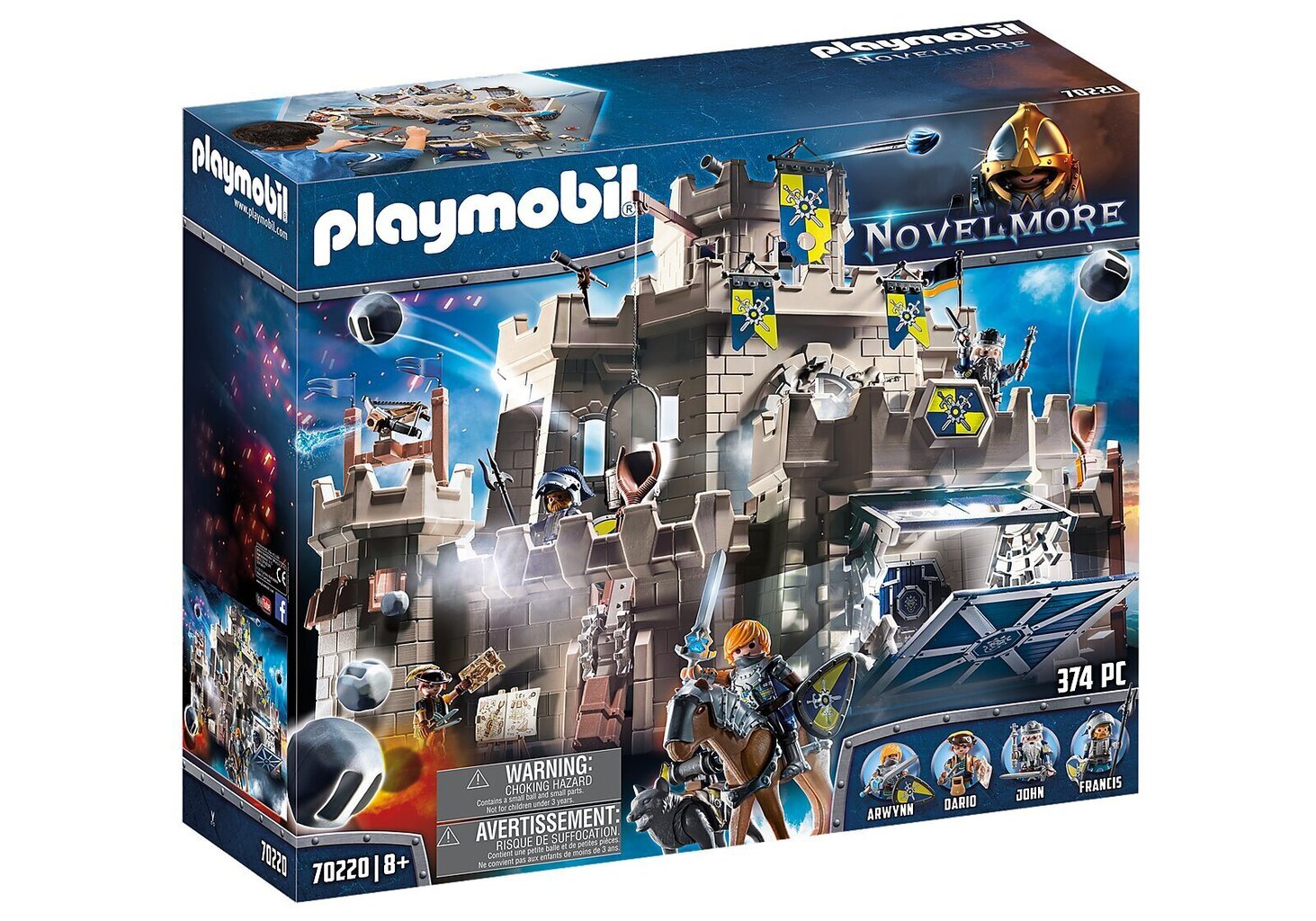 70220 PLAYMOBIL® Novelmore, Suur Novelmore'i loss цена и информация | Klotsid ja konstruktorid | kaup24.ee