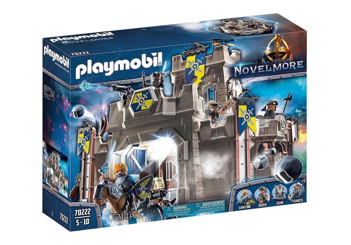 70222 PLAYMOBIL® Novelmore, Kindlus цена и информация | Klotsid ja konstruktorid | kaup24.ee