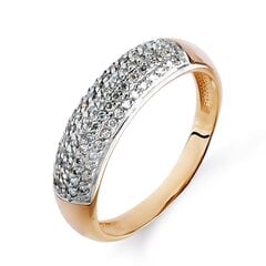 Золотое кольцо с бриллиантами 09TPZ500052 цена и информация | Кольцо | kaup24.ee