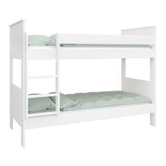 Двухэтажная кровать Steens Alba 615, 90x200 см, белая цена и информация | Детские кровати | kaup24.ee