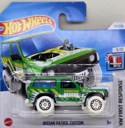 Mudelauto Hot Wheels 2024 - 034 - HTC89 NISSAN PATROL CUSTOM 1 tk hind ja info | Poiste mänguasjad | kaup24.ee