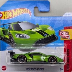 Mudelauto Hot Wheels 2024 - 229 - HTC71 2016 FORD GT RACE 1tk hind ja info | Poiste mänguasjad | kaup24.ee