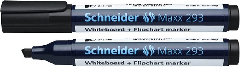 Marker Schneider 293 2+5 mm, must hind ja info | Kirjutusvahendid | kaup24.ee