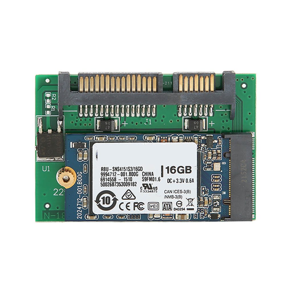 SATA Adapter M.2 SSD 2 in 1 Suure mahutavusega stabiilne usaldusväärne kaasaskantav Plug and Play arvutitarvikud 16 GB hind ja info | Välised kõvakettad (SSD, HDD) | kaup24.ee