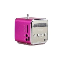 Mini Bluetooth-kõlar selge heli 4 nupuga disain ekraan FM-raadio juhtmevaba kaasaskantav Bluetooth-kõlar Rose punane Bluetooth-versioon hind ja info | MP3-mängijad, MP4-mängijad | kaup24.ee