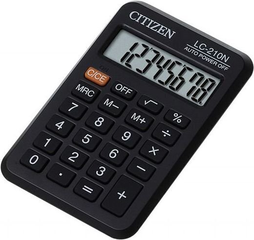 Taskukalkulaator Citizen LC 210N hind ja info | Kirjatarbed | kaup24.ee