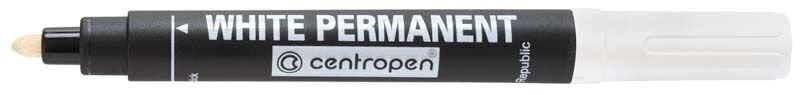 Permanentne marker 8586 2,5mm Centropen, valge цена и информация | Kirjutusvahendid | kaup24.ee