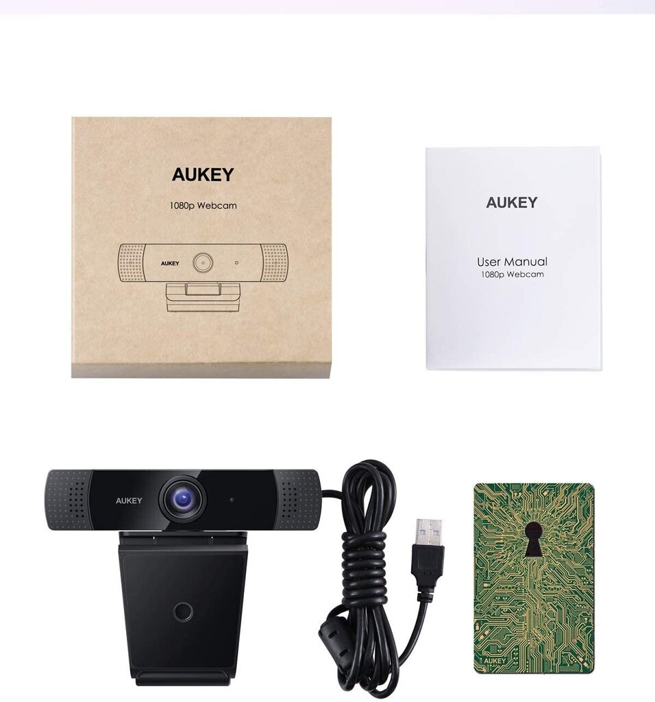 Aukey PC-LM1E hind ja info | Arvuti (WEB) kaamerad | kaup24.ee