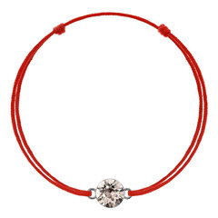 Красная каббала с кристаллом Swarovski Xirius, Silk цена и информация | Женские браслеты | kaup24.ee