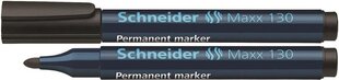 Permanent marker Schneider Maxx 130, 1-3mm, musta värvi цена и информация | Письменные принадлежности | kaup24.ee