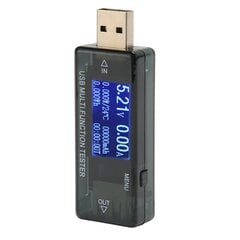 USB-testeri pingevoolu tuvastamise LCD-ekraan suure täpsusega USB-toitemõõtur 0-5,5A 4-30V hind ja info | Mälupulgad | kaup24.ee