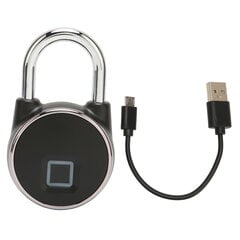 Bluetoothi ​​sõrmejäljega tabalukk USB-laadimise 360 ​​kraadi tuvastamise rakendus nutikas võtmeta lukk Androidile IOS-süsteemi jaoks hind ja info | Mälupulgad | kaup24.ee