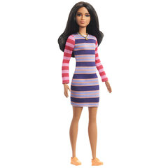 Nukk Barbie fashionista kootud kleidiga Mattel, Nr. 147 hind ja info | Tüdrukute mänguasjad | kaup24.ee