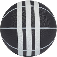 Мяч Adidas 3S RUBBER X Черный Белый цена и информация | Баскетбольные мячи | kaup24.ee