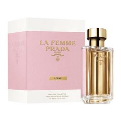 Tualettvesi Prada La Femme L'Eau EDT naistele 50 ml цена и информация | Женские духи | kaup24.ee