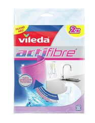 VILEDA mikrokiust lapp ACTIFIBER, 2 tk. цена и информация | Принадлежности для уборки | kaup24.ee