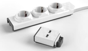 Allocacoc PowerStrip 1m pikendusjuhe цена и информация | Удлинители | kaup24.ee