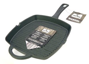 Чугунная сковорода Cast Iron grill, 26x26 см цена и информация | Cковородки | kaup24.ee