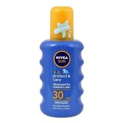 Niisutav päikesekaitsekreem lastele Nivea Sun Coloured SPF30 200 ml цена и информация | Кремы от загара | kaup24.ee