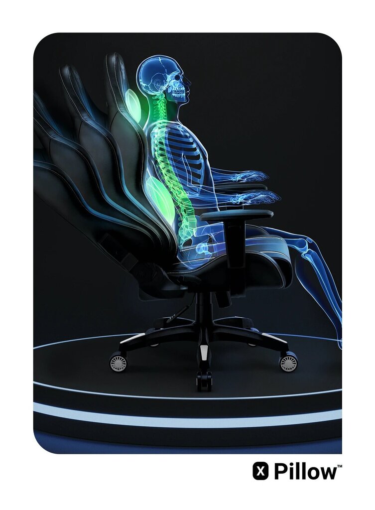 Mänguritool Diablo Chairs X-One L, must/valge hind ja info | Kontoritoolid | kaup24.ee