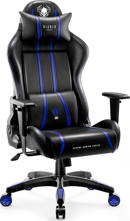 Mänguritool Diablo Chairs X-One L, must/sinine hind ja info | Kontoritoolid | kaup24.ee
