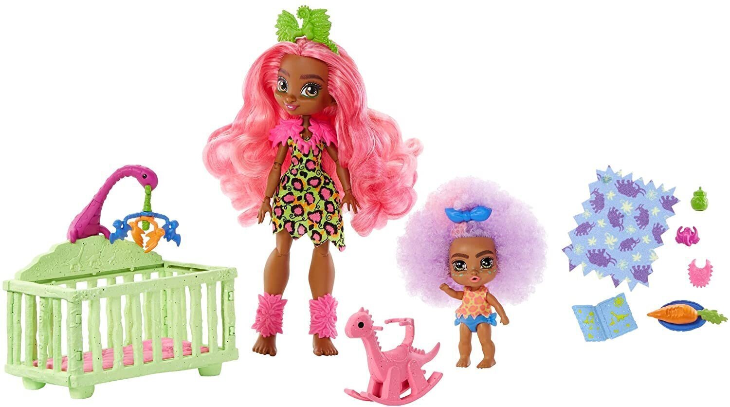 Lapsehoidja nukk Farnesa koos tarvikutega Mattel Cave Club, GNL92 hind ja info | Tüdrukute mänguasjad | kaup24.ee