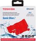 Toshiba Sonic Dive 2 TY-WSP100, punane цена и информация | Kõlarid | kaup24.ee