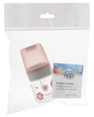 Anti-koolik pudel Canpol Babies PP Newborn Baby 60 ml, 57/305, roosa hind ja info | Lutipudelid ja aksessuaarid | kaup24.ee