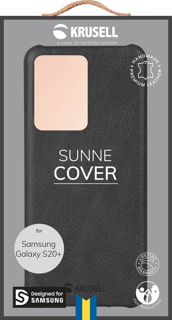 Krusell Sunne Cover, Samsung Galaxy S20 Ultra, must hind ja info | Telefoni kaaned, ümbrised | kaup24.ee