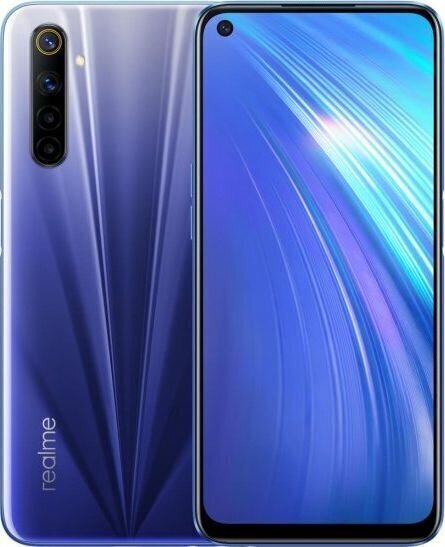 Realme 6, 4/64GB, Dual SIM, Comet Blue hind ja info | Telefonid | kaup24.ee