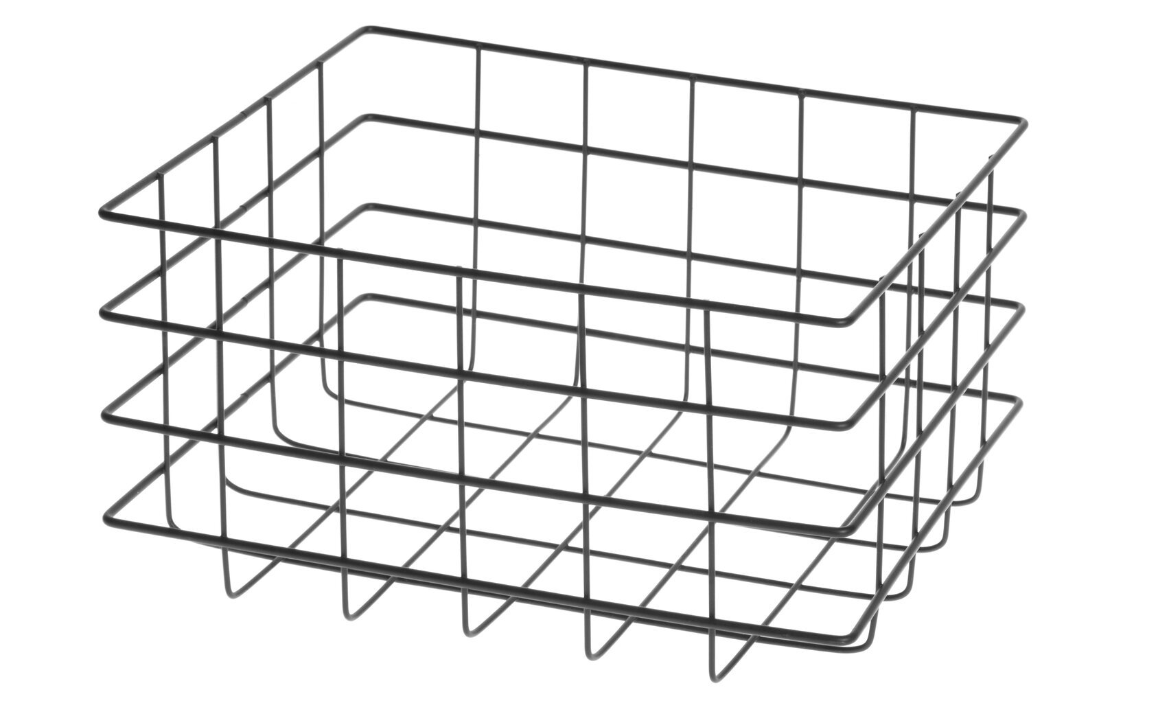 Hoiukorv, 25x20x12,5cm, metall hind ja info | Hoiukastid ja -korvid | kaup24.ee