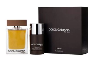 Набор Dolce & Gabbana The One для мужчин: EDT 100 мл + дезодорант, 70 мл цена и информация | Мужские духи | kaup24.ee