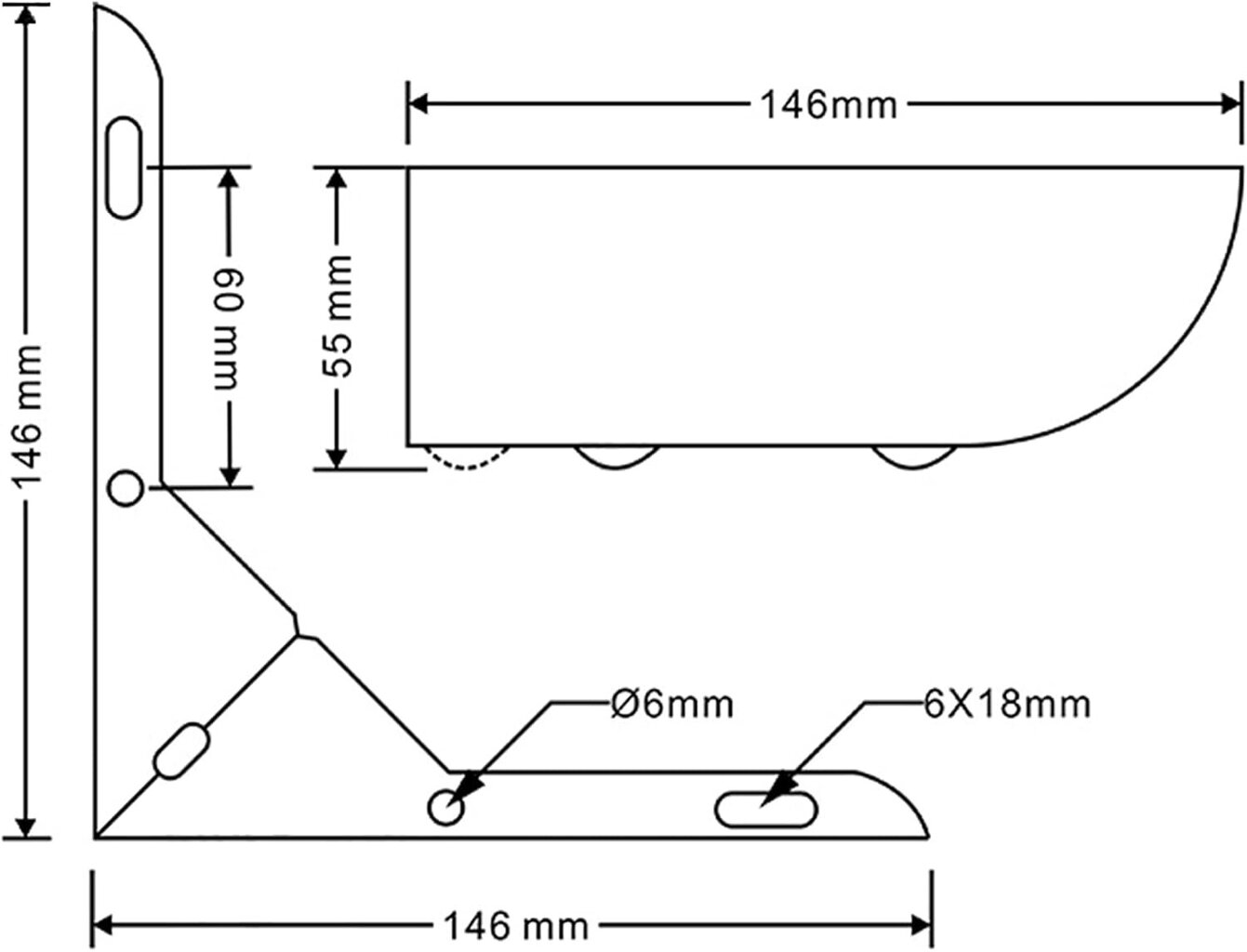 DIY köögimööbli jalad 50 mm jalad diivanilaua kappide jaoks Voodi Diivan Tugev toolijalg kirjutuslaud Must metallist vaikne libisemiskindel 4 osa hind ja info | Ukselingid | kaup24.ee