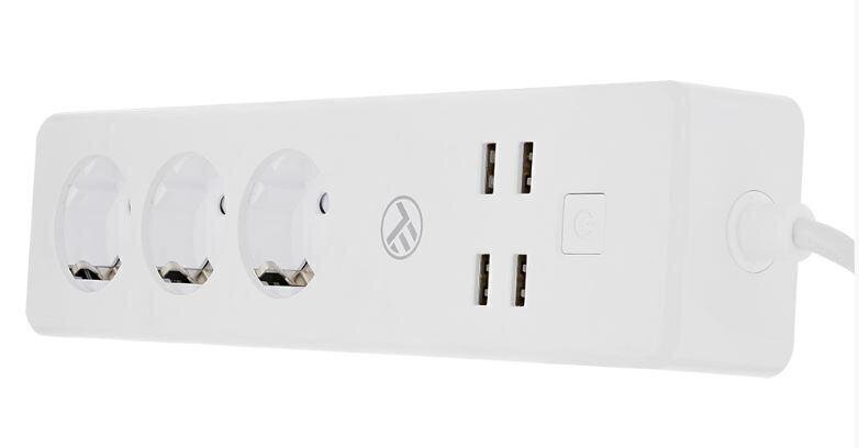 Tellur pikendusjuhe WiFi Power Strip, 1,8 m, valge hind ja info | Pikendusjuhtmed, kaablid | kaup24.ee