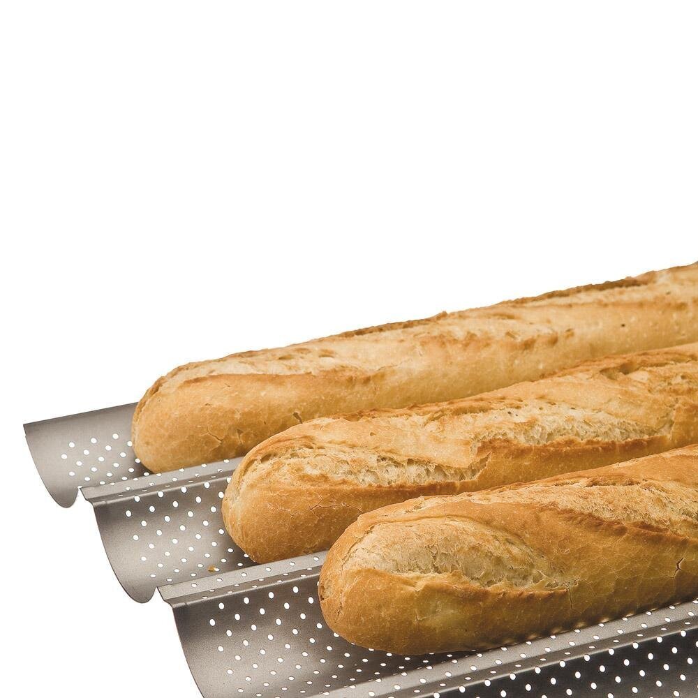 Küpsetusplaat baguette, 38x16,5cm hind ja info | Ahjuvormid ja küpsetustarvikud | kaup24.ee