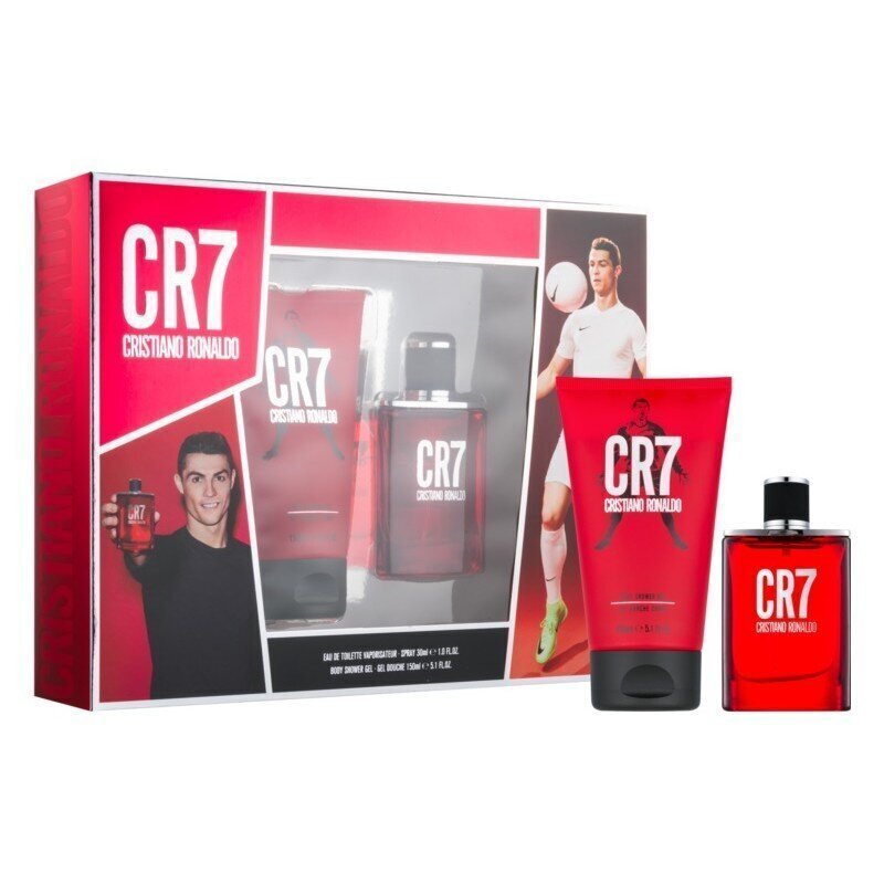 Komplekt Cristiano Ronaldo CR7 meestele: EDT, 30 ml + dušigeel, 150 ml hind ja info | Meeste parfüümid | kaup24.ee