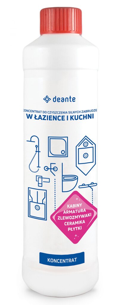Deante universaalne kontsentreeritud puhastusvahend intensiivse mustuse jaoks, 500 ml цена и информация | Puhastusvahendid | kaup24.ee