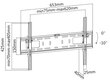 Deltaco ARM-1154, Vesa 200x200-600x400, 37"-70" цена и информация | Teleri seinakinnitused ja hoidjad | kaup24.ee