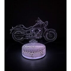 Harley Davidson mootorratta lamp öövalgusti kingitused 3D 7 värvi цена и информация | Настольные лампы | kaup24.ee