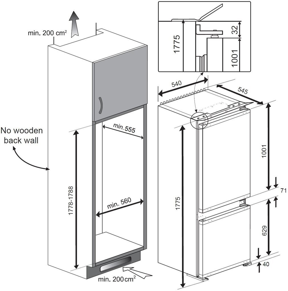 Beko BCNA275E4SN hind ja info | Külmkapid | kaup24.ee