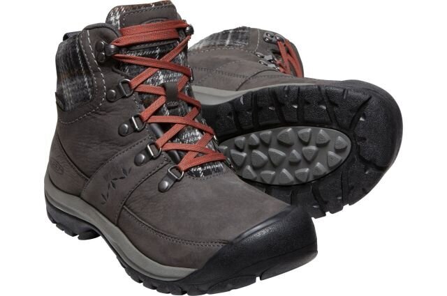 Naiste saapad Keen Kaci Iii Winter Mid Wp Women's , Magnet/Black Plaid hind ja info | Naiste saapad | kaup24.ee