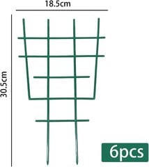 Plastikust taimetoe aiavõre ronimistaimedele Roniraam taimede jaoks Lillepotivõre taim õues siseruumides 6 tk hind ja info | Vannitoa sisustuselemendid ja aksessuaarid | kaup24.ee