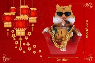 Tiigriehted Mänguasi Tiigrikuju Lucky Resin Animal Tiger Model Sodiac Tiger Year Auto Ehted hind ja info | Vannitoa sisustuselemendid ja aksessuaarid | kaup24.ee