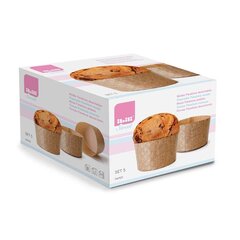 Panettone-vorm,18x11,5cm, 5tk/pk hind ja info | Ahjuvormid ja küpsetustarvikud | kaup24.ee