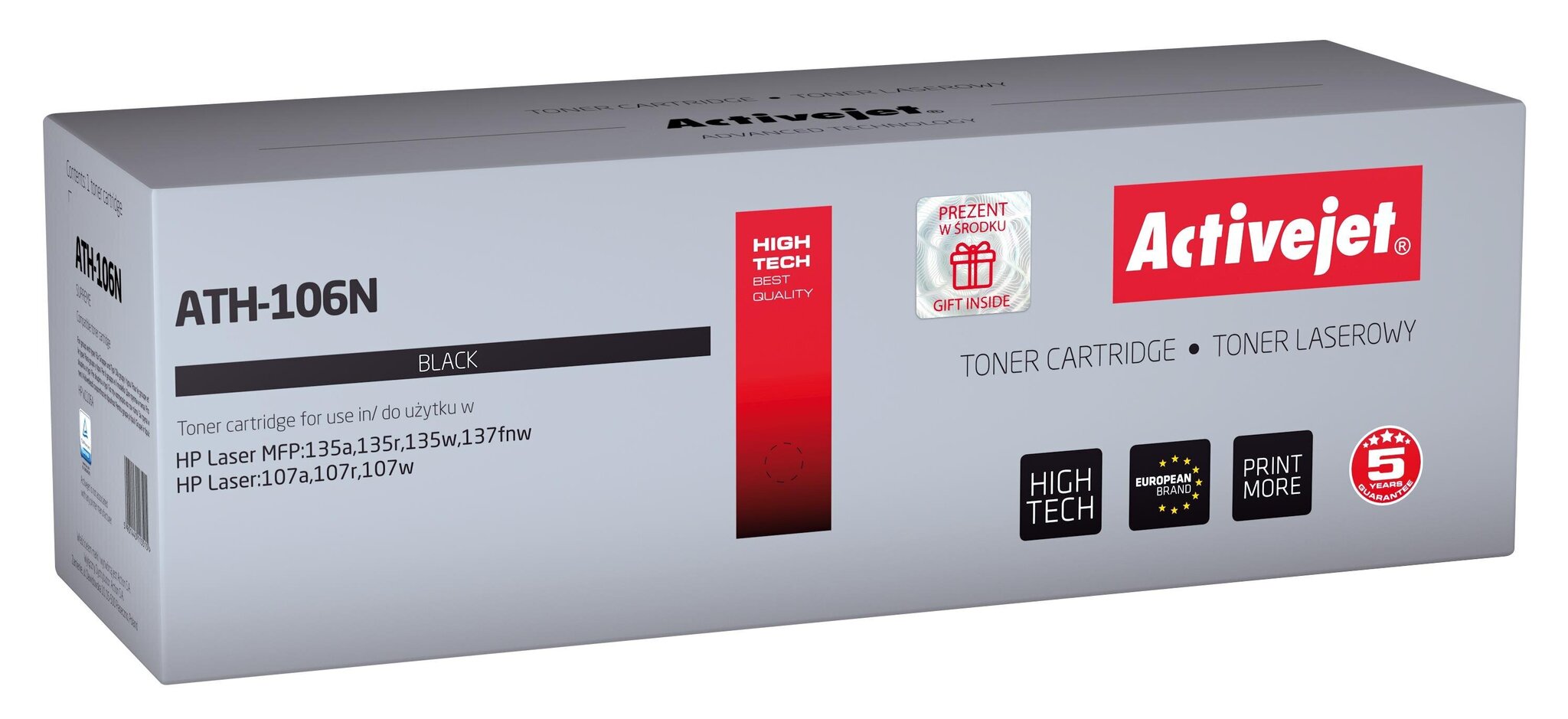 Toneris Activejet ATH-106N (suderinama su „HP 106A W1106A“, nauja) hind ja info | Laserprinteri toonerid | kaup24.ee