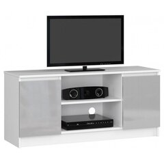 ТВ столик NORE RTV K120, белый/серый цена и информация | Тумбы под телевизор | kaup24.ee