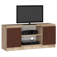 ТВ столик NORE RTV K120, цвета дуба/коричневый цена и информация | Тумбы под телевизор | kaup24.ee
