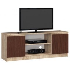 ТВ столик NORE RTV K140, цвета дуба/коричневый цена и информация | Тумбы под телевизор | kaup24.ee