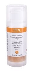 Регенерирующая и придающая сияние маска для лица Ren Clean Skincare Glycol Lactic 50 мл цена и информация | Маски для лица, патчи для глаз | kaup24.ee