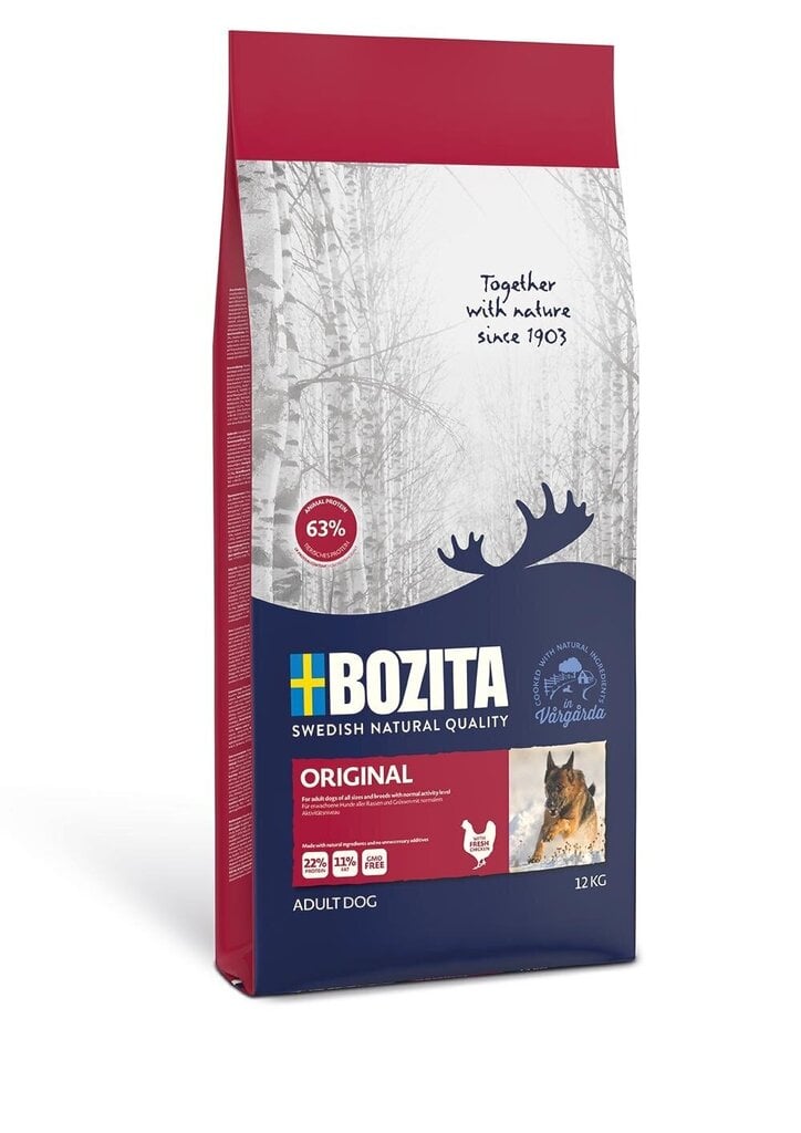 Bozita Original koeratoit 12kg hind ja info | Kuivtoit koertele | kaup24.ee